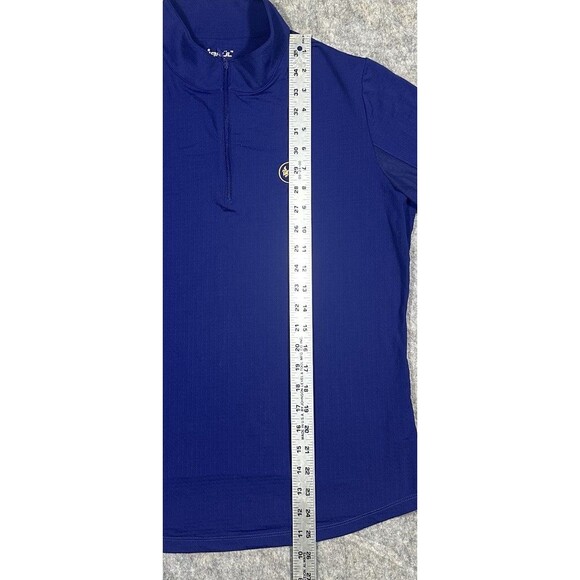 IBKUL Solid Long Sleeve Mock Neck Shirt Women’s L 1/4 Zip UPF 50 Seminole READ - Picture 9 of 10